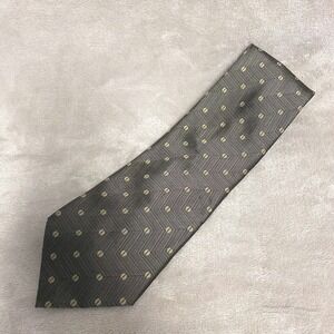 Joseph &‎ Feiss International Men's Necktie Brown Gold Dot 100% Silk